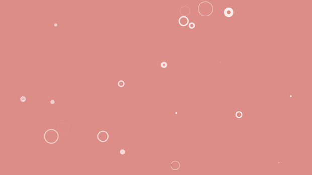 【クレジット表記不要の高解像度版】はじけるサークルの背景動画素材【ピンク】[High-res version with no attribution required] Popping Circles, Pink Looping Background