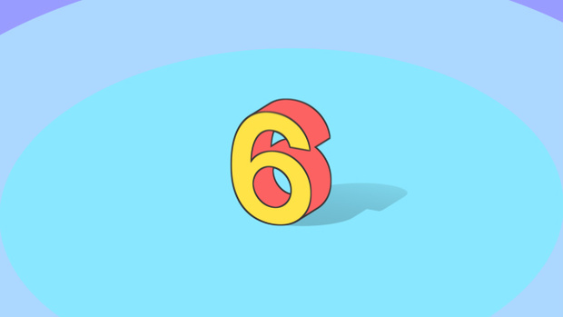 【クレジット表記不要の高解像度版】ポップアート風でコミカルな3Dカウントダウン【Ver.2】[High-res version with no attribution required] Comical 3D Pop Art Countdown Ver.2