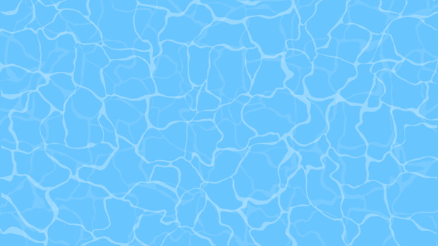【動画素材】真上から見た水面のアニメーション背景素材 [Stock Video] Animation of Water Surface with Caustics From Above, Loop Background