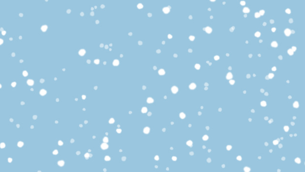 【動画素材】ふわふわな雪が降る背景アニメーション素材【冬&クリスマス用】[Stock Video] Fluffy Snowfall Animation, Loop Background