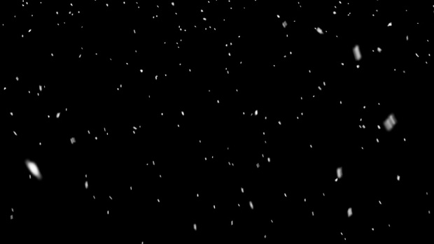 【動画素材】リアルな雪が降るオーバーレイ素材【黒背景＆ループ】[Stock Video] Realistic Snow Falling on Black Background, Loop