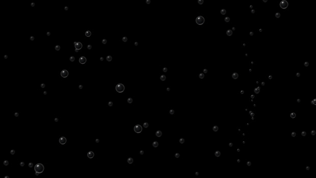 【動画素材】水中で泡が立ち昇るループのオーバーレイ素材【黒背景】[Stock Video] Bubbles Rising Underwater, Black Background, Loop Overlay