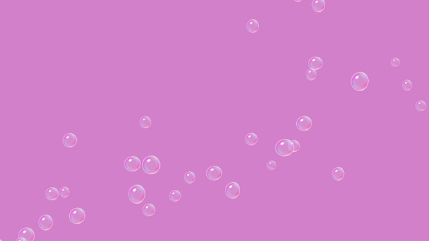 【動画素材】しゃぼん玉がふわふわ飛んでいく背景素材【パープル背景】[Stock Video] Floating Soap Bubbles Animation, Purple Background, Loop