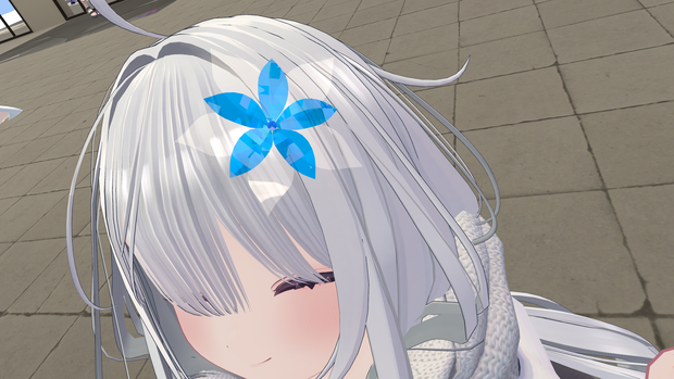 お花の髪飾り