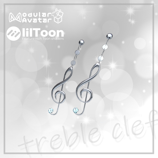 【VRChat】treble clef【MA10アバター対応】