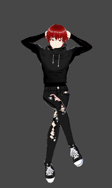 Rock Ripped Jeans (Inner bottom, only jeans)