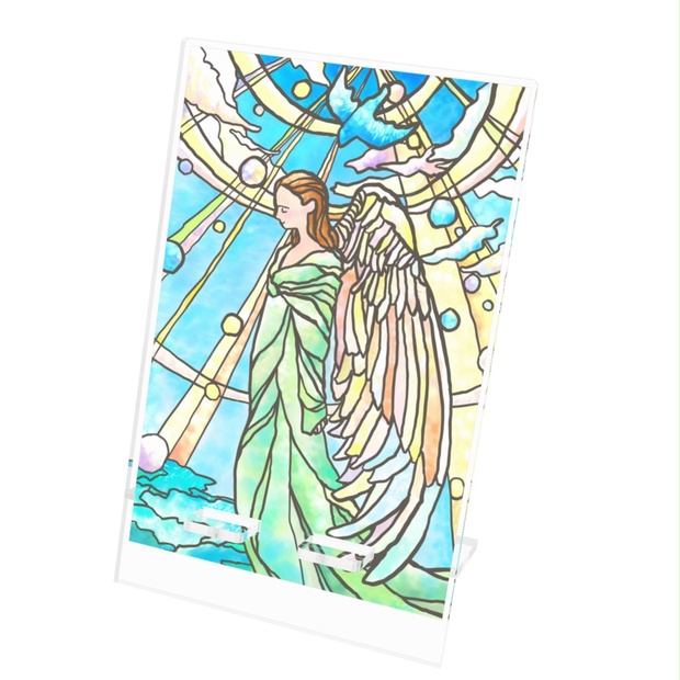 Angel of the Arts 天使 ステンドグラス グラスマスターズ Angel of the Arts 天使 ステンドグラス グラスマスターズ