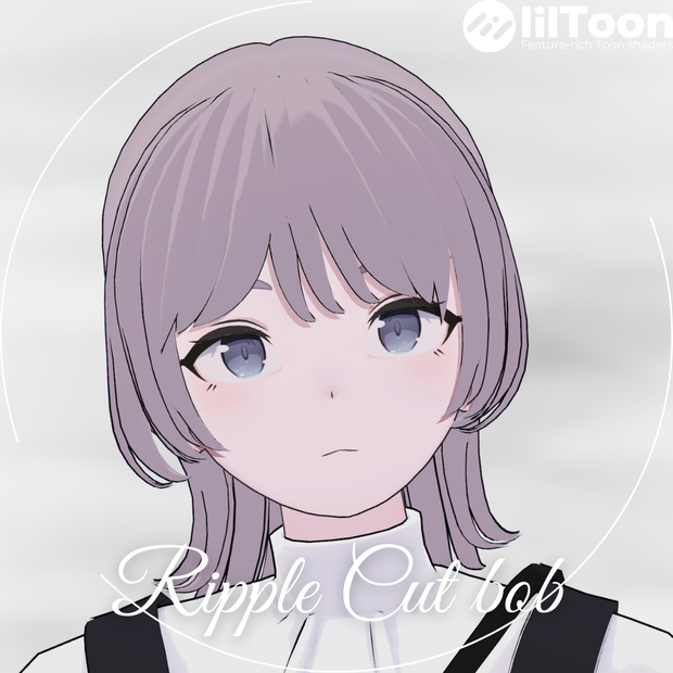 【Lapwing/Grus】Ripple Cut bob【3D hairstyle】
