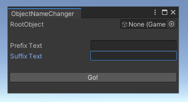 [FREE]Object Name Changer - UnityEditor Extention
