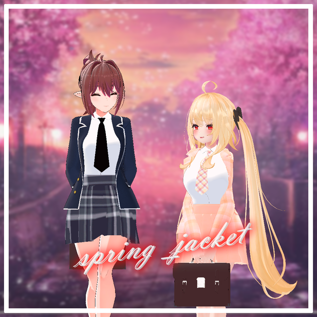 『 レナ・カクテル(PB対応),舞夜(PB対応）』【3D衣装モデル】spring_jacket