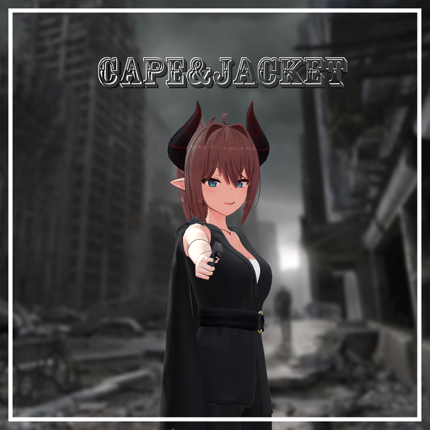 『レナ・カクテル-Lena Cocktail-』【3D衣装モデル】Cape&Jacket