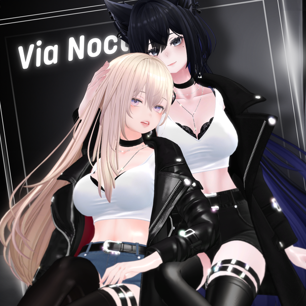 ✨HB_shop✨『8アバター対応』【3D衣装モデル】Via Nocturna