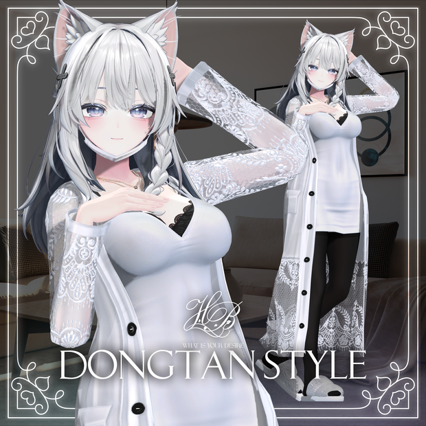 ✨HB_shop✨『12アバター対応』【3D衣装モデル】Dongtan style