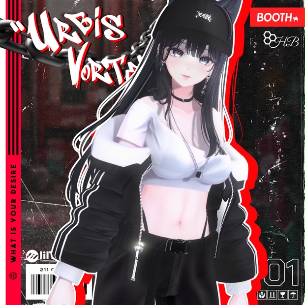 『13アバター対応』【3D衣装モデル】UrbisVortex