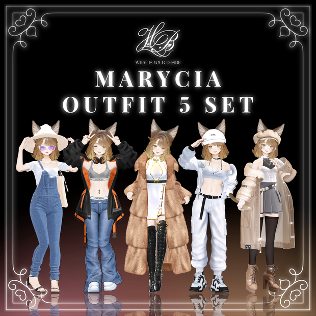 ✨HB_shop✨『マリシア-Marycia-対応』outfit 5set
