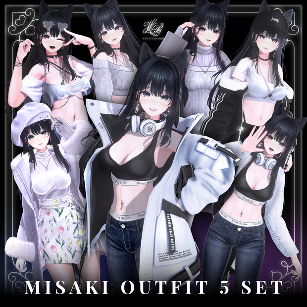 ✨HB_shop✨『海咲 - misaki-対応』outfit 5set