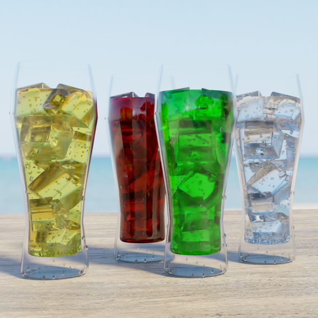 炭酸飲料_3Dモデル