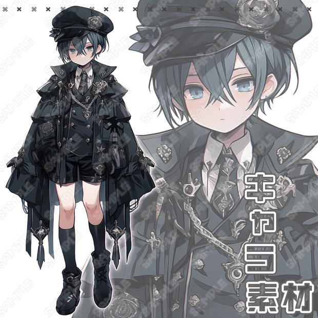 【112】キャラ素材_貴族のお坊ちゃま風_少年