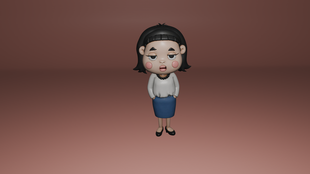 ３Dモデル(tomomiさん1号）