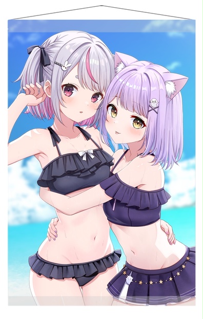紫宮るな×兎咲ミミ C106 B2タペストリー - とけせか屋 - BOOTH