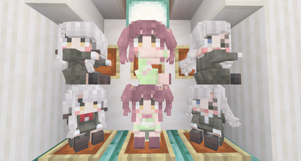 【リソースパック】デレマスぬいぐるみ【minecraftJE1.18】