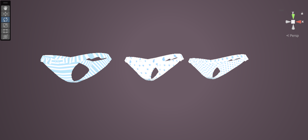 【3日間無料/Free for three days】MAT全18種 ミルフィデフォルトアンダーウェアマテリアル/milfy default Underwear materia