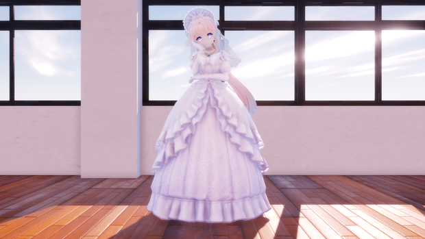 红夫人婚纱版心海wedding Mary kokomi【MMD MODEL DL】