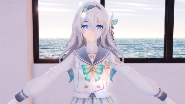 Honkai: Star Rail JK Firefly 萤 春日手信【MMD Model DL】