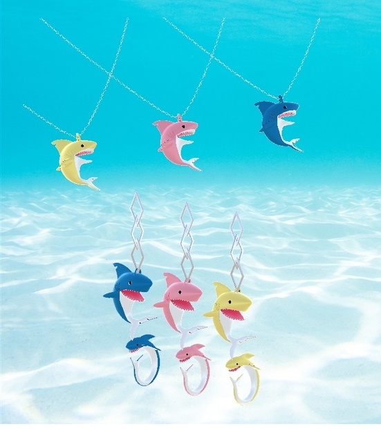 Shark Set(Earring&Ring&Necklace) - サメセット（イヤリング＆リング＆ネックレス）