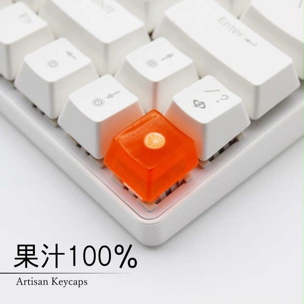 ゲーミングキーボード6 Jellykey artisan keycapキーキャップ 自作 ...