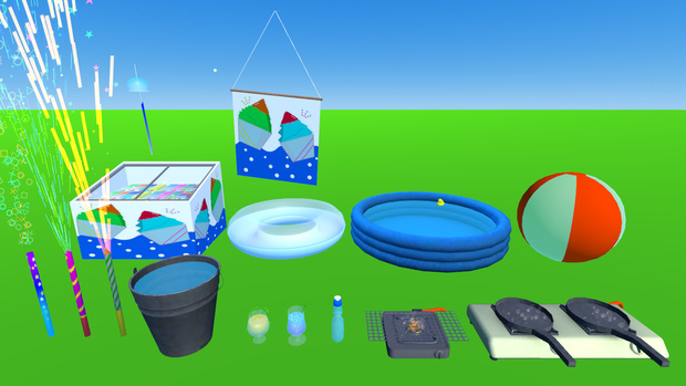 【Vket2022 Summer】夏っぽいオブジェクト - Summer Objects