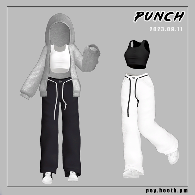【VRC】 *Punch* (14 Avatars 対応)