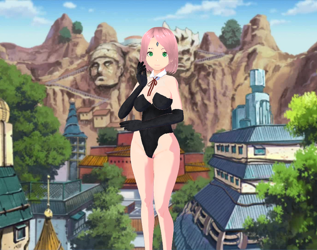Sakura Haruno Bunny Suit. 春乃さくらバニースーツ