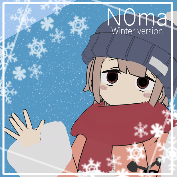 【VRChat想定オリジナル３Dモデル】N0ma【冬】