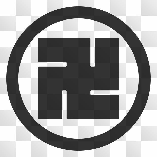 8点 万字紋 (まんじ) 日本の実用家紋 ZIP (AI, PNG, PSD)