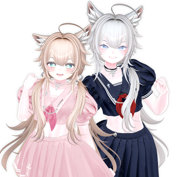 【10アバター対応】 Wolffy Twintail🐺