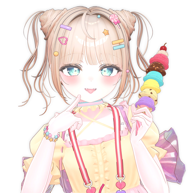 【8アバター対応】 Kitty Cat Buns🐾