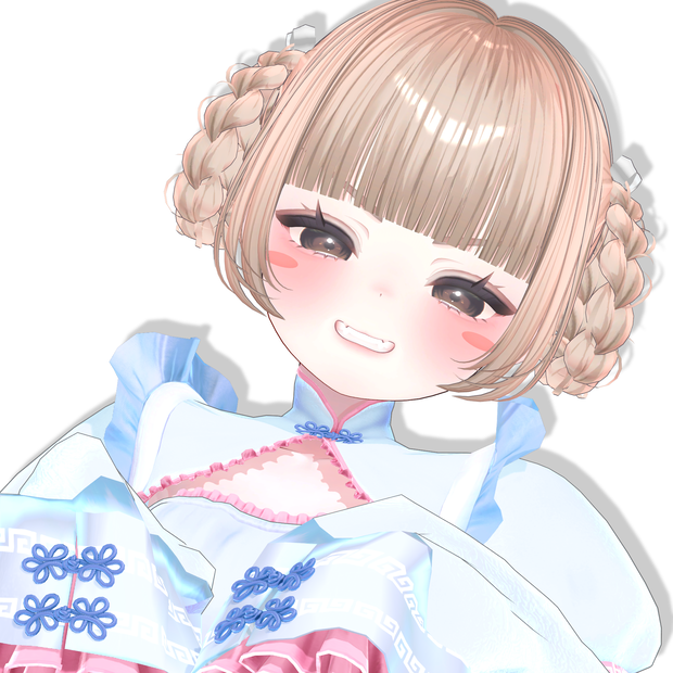 【12アバター対応】Braid Donut Hair🍩