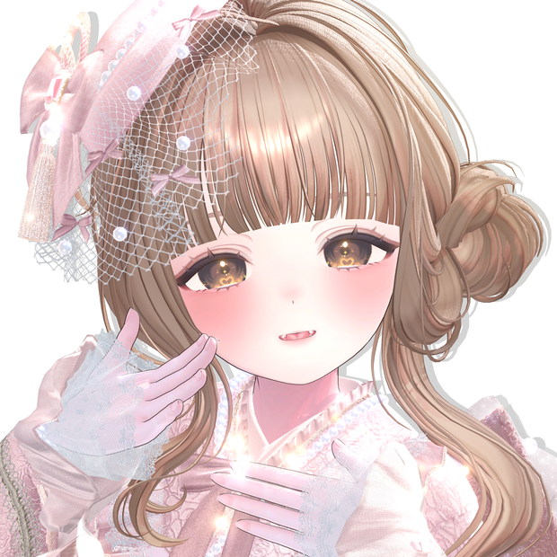 【13アバター対応】 Dainty Low Bun
