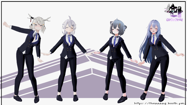 Suit Set [Yoll, Platinum, Kikyo, Ash]