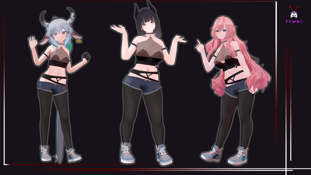 Stylish Set [Kuronatu, Liloumois, Uyoo]