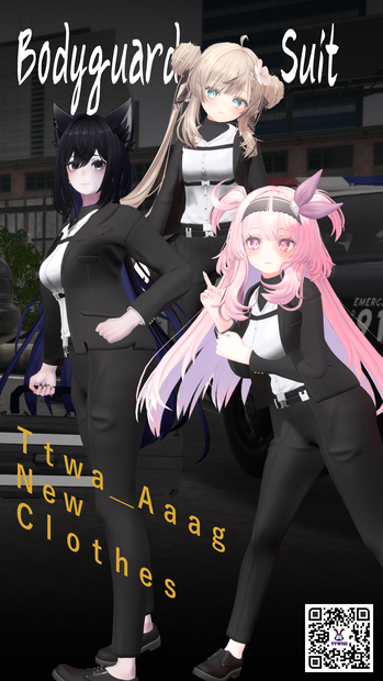Bodyguard Suit [Lasyusha,  Manuka, Selestia] And a weapon box
