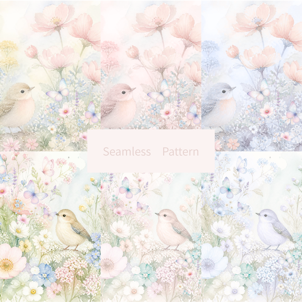 シームレスパターンBird　