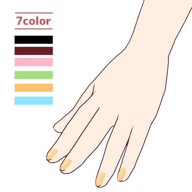 【7color】ふんわりマットネイル