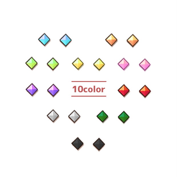 【10color】ダイヤピアス