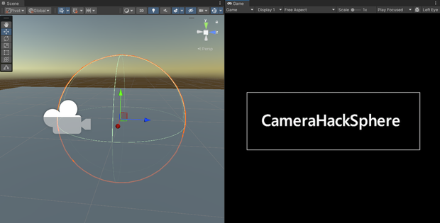 【カメラハックするだけの球】CameraHackSphere【CC0】