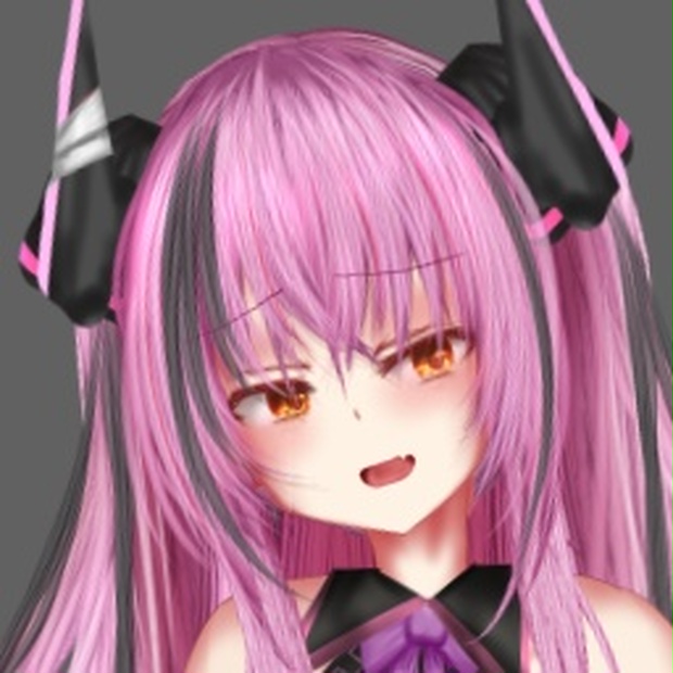 Facerig向けモデル体験版 無料 この世のすべてが憎いちゃん Booth