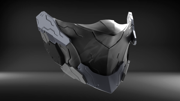 Cyborg Mask V2 STL for 3DPrint
