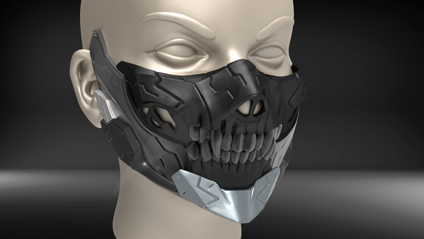 Cyborg Mask V3 STL for 3D print model