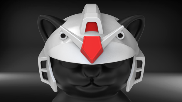 Cat Helmet Mecha01 - 猫の帽子